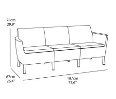 SALEMO 3 seater sofa