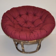Ratanový papasan 110 cm hnědý