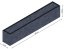 Flexi Element vyvýšený záhon - obdĺžnik - Šírka: 75 cm, Dĺžka: 500 cm, Výška: 99 cm