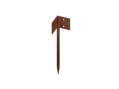 Corgarden Zahradní obrubníky URBIS SPOJKA ROHOVÁ 1033 25 x 10 cm Corten