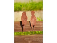 Corgarden Zahradní dekorace VLAŠTOVKA 1 1044 20 x 5 cm Corten