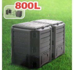 Prosperplast Compogreen 800 l černý