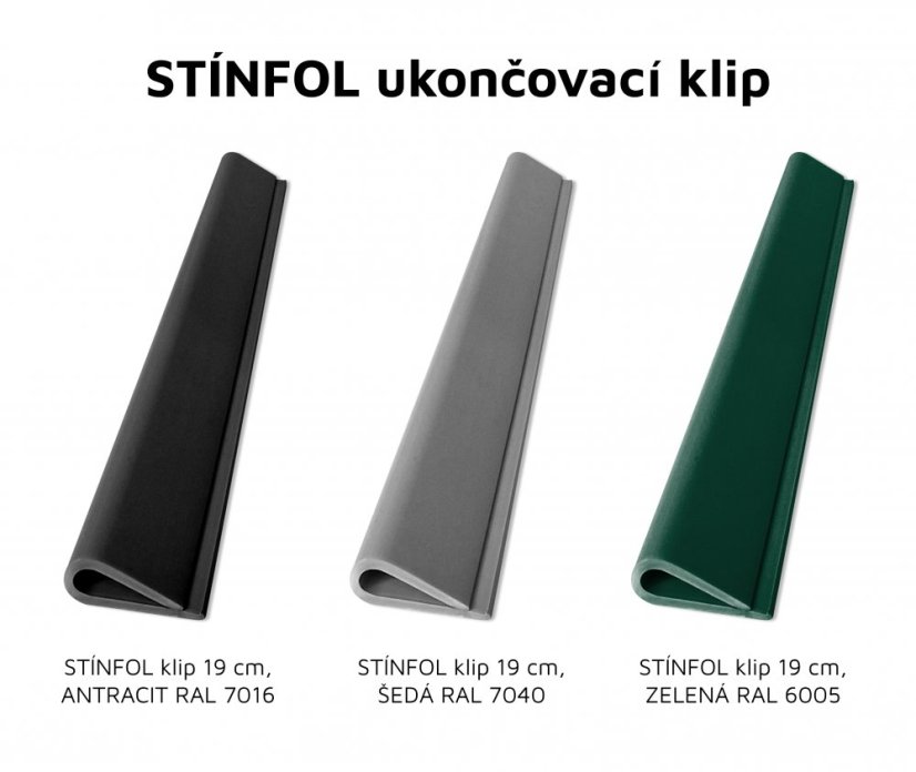 Montážne klipy pre fóliu Stínfol - balenie 20 ks