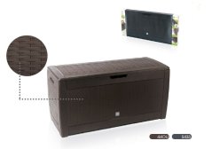 Prosperplast BOXE RATO Zahradní box 310 l,umbra MBR310