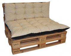 Polstry na paletový nábytek sada Basic