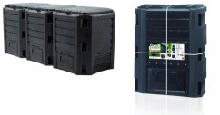 Kompostér 1200 L COMPOGREEN - černý