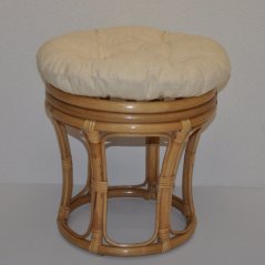Polstr na ratanovou taburetku průměr 40 cm