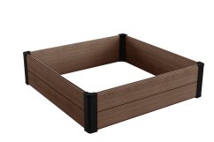 Vyvýšený záhon MAPLE SQUARE - hnědý