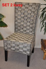 Ratanová židle Susmo set 2 kusy