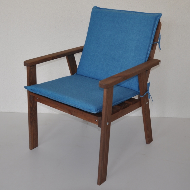 Polstr na zahradní křeslo UNI s nízkým opěradlem