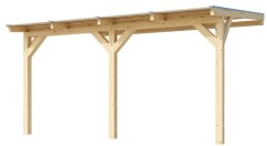 WEKA Dřevěná zahradní pergola 672 (4,3x3,7 m)
