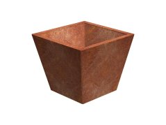 Corgarden Zahradní květináč CONO 1003 60 x 60 x 50 cm Corten