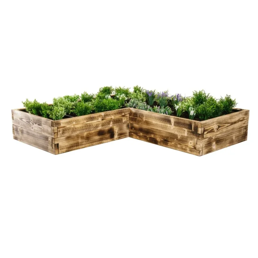 ZvP Modulární vyvýšený záhon Tvar L