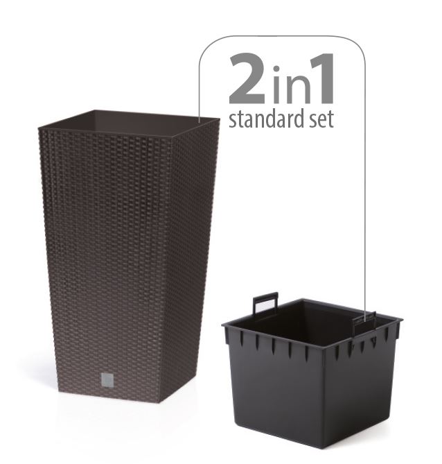 Prosperplast květináč Rato Square 30 cm