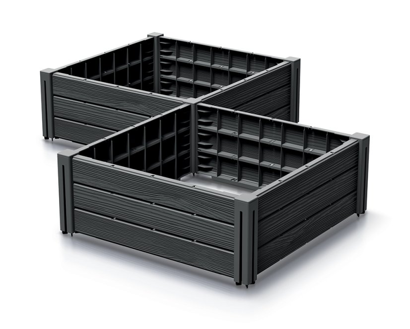 Vyvýšený záhon BASE PLANT 61,8 cm - barva: naturo ECO