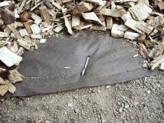Ocelová kotvící skoba 30 cm