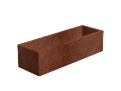 Corgarden Zahradní květináč LINE 1006 40 x 120 x 30 cm Corten