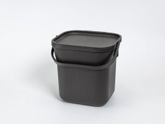 Plastia Kôš na bioodpad - 8l antracit