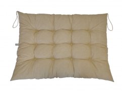 Paletový sedák / zahradní matrace světle béžový melír