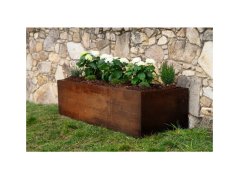 Corgarden Vyvýšený záhon ALTO 1011 69 x 204 x 52 cm Corten