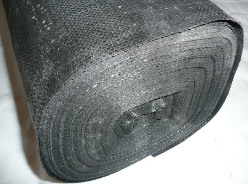 Tkaná mulčovací textílie - role 1,05m x 100m, 90g/m2, černá