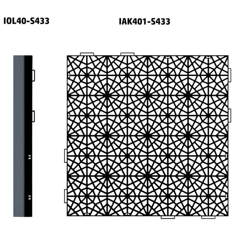 Dlaždice záhradné MOSAIC čierna 39,7x39,7cm