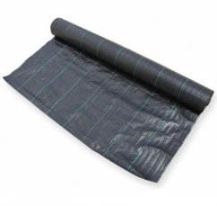 Tkaná mulčovací textílie - role 1,65m x 50m, 100g/m2, černá
