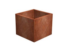 Corgarden Zahradní květináč CUBE 1001 60 x 60 x 50 cm Corten