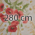 Mihra motiv vlčí máky - šíře 280 cm