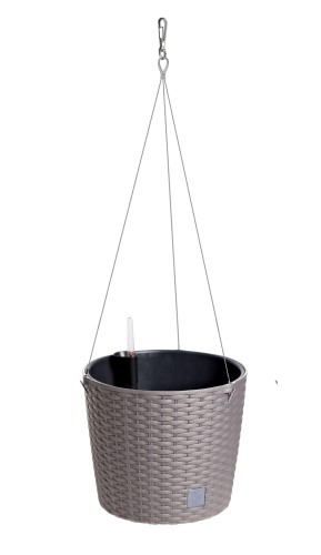 Prosperplast závesný kvetináč Rato Round W 25,6 cm + vklad