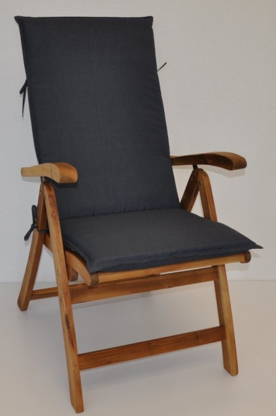 Polstr na teakové zahradní křeslo UNI vysoké