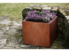 Corgarden Zahradní květináč CUBE 1001 60 x 60 x 50 cm Corten