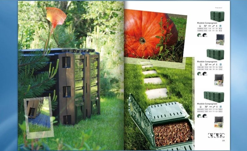 Prosperplast Compogreen 800 l čierny