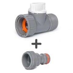 Adaptér s ventilem 3/4" pro připojení hadice k sudu