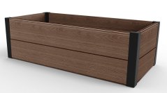 vyvýšený záhon MAPLE TROUGH - hnědý