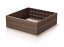 Vyvýšený záhon BASE WOODY 75,6 x 75,6 x 25 cm - rustikálna tehlová