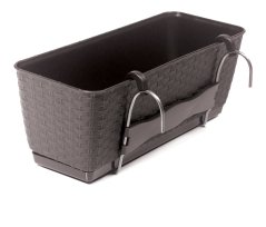 Truhlík s háky RATOLLA PW mocca 40,0cm