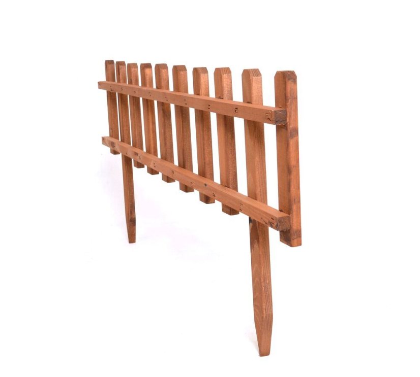 Plůtek záhonový 100 x 47 cm - dřevěný přírodní