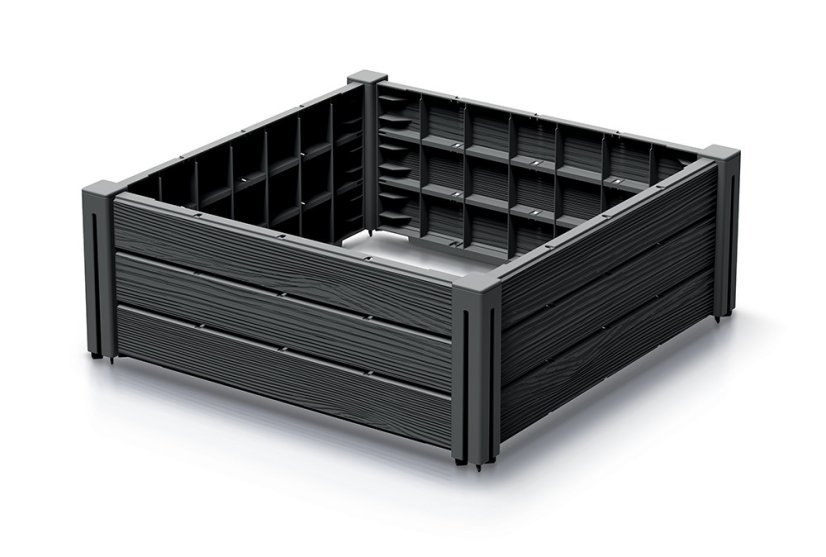Vyvýšený záhon BASE PLANT 61,8 cm - barva: antracit