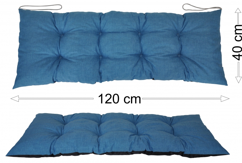 Podsedák 120x40 - Barva polstru: Tmavě modrý