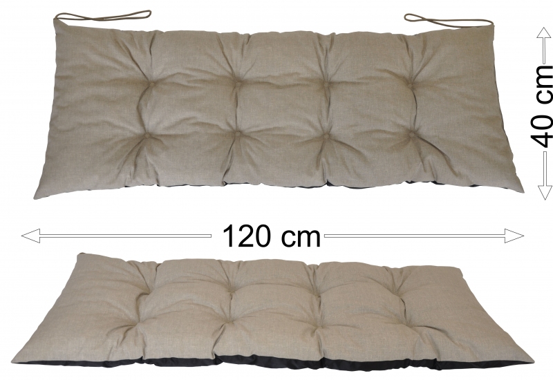 Podsedák 120x40 - Barva polstru: Hnědý