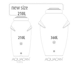 Prosperplast sud na dešťovou vodu AQUACAN BABY 210 l