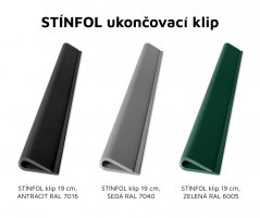 Montážne klipy pre fóliu Stínfol - balenie 20 ks