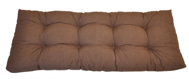 Opěradlový polstr na paletu 120x50 cm - Barva polstru: Hnědý melír