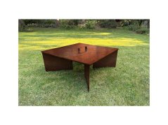 Corgarden Zahradní ohniště VÍKO 1019 50 x 50 x 1 cm Corten