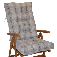 Polstr na teakové zahradní křeslo vysoké