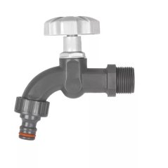 Zahradní kohout 3/4" s přípojkou na rychlospojku