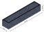 Flexi Element vyvýšený záhon - obdĺžnik - Šírka: 75 cm, Dĺžka: 375 cm, Výška: 63 cm