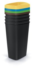Prosperplast odpadkový kôš COMPACTA Q SET