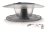 Krmítko pro ptáky BIRDYFEED ROUND šedý kámen 29,4cm